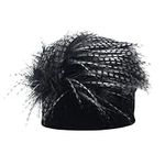 oueyfer Men Novelty Spiked Hair Funny Brimless Hats Wig Peaked Adjustable Skullcap Cap Cosplay Costume Wig Hats For Women