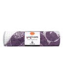 Manduka Yogitoes Yoga Towel for Mat, Non-Slip and Quick Dry for Hot Yoga with Rubber Bottom Grip Dots,Thin and Lightweight, 71 Inches Long, Geija Purple