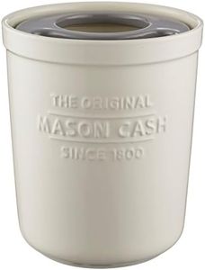 Mason Cash Innovative Kitchen Stoneware Utensil Pot, 1.8L, White 28496, 16 x 16 x 20 cm