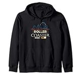 Roller Coaster Mode Roller Coaster Fan Zip Hoodie