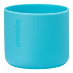 Owala Silicone Water Bottle Boot, Anti-Slip Protective Sleeve Cover for 24-oz FreeSip, Twist, and Flip Stainless Steel Water Bottles, Bright Blue