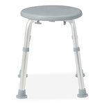 Medline Round Shower Stools, Grey