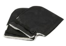 Motorcycle Grip Handlebar Muffs Mitts Water-Resistant Fleece Lining Snowmobile Hand Warmers Winter Thick Thermal Cover Gloves