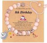 8th Birthday Gifts 8th Birthday Bracelet, 8 Year Old Girl Gifts Gifts for Girls age 8 Girls Gifts age 8, 8 Year Old Girl Gifts for Christmas Gifts for 8 Year Old Girls Best Gifts for 8 Year Old Girls
