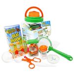 Nature Bound Bug Catcher Kit - 20 Piece Outdoor Exploration Set for Kids - Educational & Fun - Safe Insect Catch & Release with Bucket, Net, Magnifier & More - Great Gift for Young Explorers