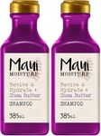 Maui Moisture Shea Butter Shampoo for Dry Damaged Hair, 385ml (Pack of 2)