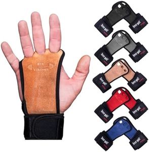 Gymnastics Grips - Gloves for Crossfit - Pull Up Bar Grips - Non-Slip Leather Hand Grips for Men & Women - Gymnastics Gloves for Bars - Protection from Tears & Blisters - Secure & Comfortable Workout