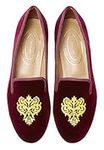 Journey West Women's Velvet Loafer 