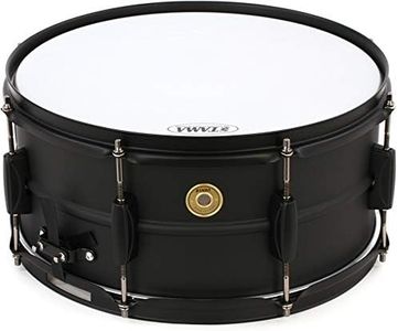 Tama Steel Snare Drum - 6.5 Inches X 14 Inches - Black Black