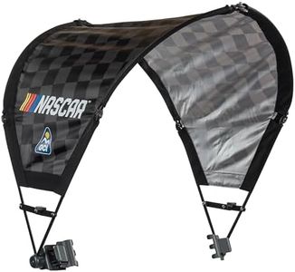 GCI Outdoor Adjustable Sunshade Accessory | Officially Licensed NASCAR Design | UPF 50+ Canopy for Complete Sun Protection | Fits Most Sideline Sports Chairs, Strollers & Wheelchairs