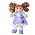 Bigjigs Toys Grace Rag Doll (Small) - 25cm Small Rag Doll for 1 Year Old, Ideal First Doll for Babies & Toddlers, Super Soft Dolls, Bigjigs Rag Dolls