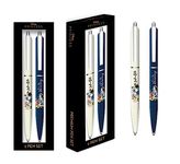 Disney Snow White Set of 2 Ballpoint Pens (Just One Bite Design) - Official Merchandise