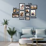 Amazon Brand - Solimo Photo Frame Set (Black_SPF-1419)