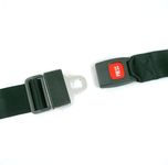 Car Style Clunk Click Seat Belt Lap Strap for Wheelchairs with Metal Press Button Release Buckle