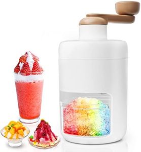 FILTA Shaved Ice Machines and Snow Cone Machine-Portable Ice Crusher and Shaved Ice Machine with Ice Cube Trays-BPA Free