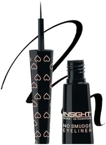 INSIGHT Cosmetics No Smudge Eyeliner Gel| Intense Matte Finish | Quick Drying |Smooth Application | Waterproof | Smudgeproof,(EL-53), Black