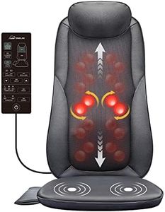 Snailax Shiatsu Massage Seat Cushion - 2D/3D 2-In-1 Modes Back Massager With Heat, Rolling Kneading Massage Chair Pad For Back Pain Relief, Gifts For Women/Men/Dad/Mom