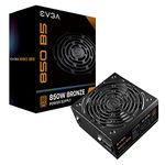 EVGA 850 B5, 80 Plus Bronze 850W, Fully Modular, EVGA ECO Mode, 5 Year Warranty, Compact 150mm Size, Power Supply 220-B5-0850-V1