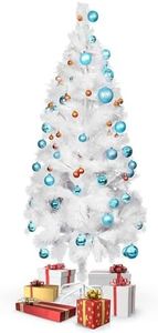 Northland Artificial White Christmas Tree 5 Feet Heavy Bushy - Christmas Tree for Christmas Decorations Xmas Tree Christmas Tree 5 Feet for Home, Church, Office, School, College (Only Tree)