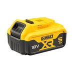 DEWALT DCB184 5AH Battery 18V XR, Li-Ion