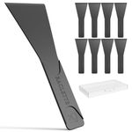 8pcs Raclette Spatula for Non-Stick Pans, Baking Utensils Set, Nylon spatulas with Plastic Storage Box, 5.3 Inch Mini Spatula Scraper for Cheese, Pancake, Cooking, Baking, Kitchen Tools & Gadgets