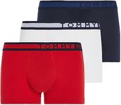 Tommy Hilfiger Mens 3p Wb Trunk, Navyblazer/Tangored/Pvhwhite, XL UK