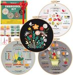 Meyocky Embroidery Kit for Beginner