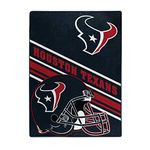 Northwest NFL Houston Texans 60x80 Raschel Slant DesignBlanket, Team Colors, One Size (1NFL080740119RET)