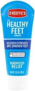 O'Keeffe's Healthy Feet Foot Cream, Relieves and Repairs Extremely Dry Cracked Feet, Instantly Boosts Moisture Levels, 85g/3oz Tube, (Pack of 1) K0280001