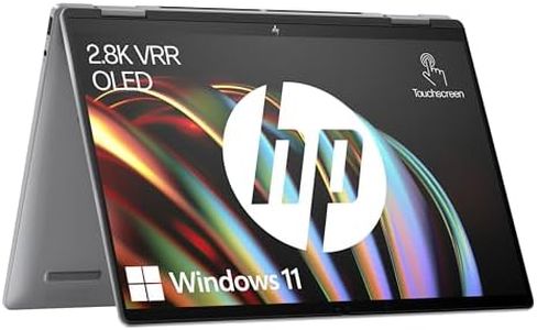 HP Envy x360 2-in-1 Laptop, 14 Zoll 2.8K OLED Touch Display, Intel Core Ultra 7 155U, 16GB LPDDR5-SDRAM, 1 TB SSD, QWERTZ Tastatur, Windows 11 Home, Silber