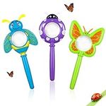 3 Pieces Magnifying Glass for Kids 