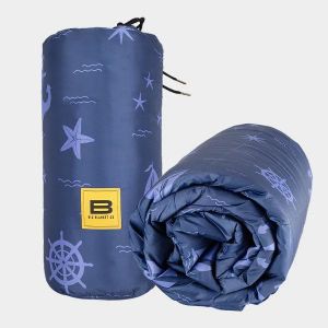 Big Blanket Co XL Outdoorsy At Sea | 8' x 8' Extra Large Outdoor Blanket | Waterproof Giant Picnic & Camping Blanket | Portable, Packable, Machine Washable