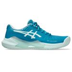 ASICS Women's Gel-Challenger 14 Clay Tennis Shoes, 8.5, Teal Blue/Soothing SEA