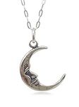 Sterling Silver Man in the Moon Cre