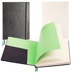 WINTEX Notebook A4 96 Squared Pages - Compact Leatherette Notebooks for School or Work - Journal Notepads as Diary Sketchpad or Document Folder - Blac