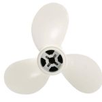 Motor Propeller,7 1/4x5-A 3 Blades Aluminum Propeller Outboard Motor for Auto 2 Stroke 2HP 2.5HP