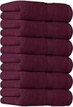 Utopia Towels Premium Burgundy Hand Towels - 100% Combed Ring Spun Cotton, Ultra Soft and Highly Absorbent, 600 GSM Extra Large Hand Towels 16 x 28 inches, Hotel & Spa Quality Hand Towels (6-Pack)