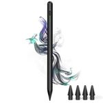 Stylus Pen for iPad 9th&10th - Type-c Charging Pencil for iPad Palm Rejection Active Pen Compatible with（2018-2023） Apple iPad 6/7/8/9/10，iPad Air 3/4/5，iPad Mini 5/6, iPad Pro 11"/12.9"（Black）