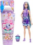 Barbie Pop Reveal Bubble Tea Series Doll & Accessories with Fashion Doll & Pet, 8 Surprises Include Color Change, Cup with Storage (Styles May Vary)