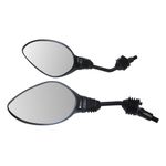 TVS Mirror Set Zest Matte - Matte Black