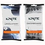 2 x 80 Packs Of Car Cleaning Wipes - Dashboard & Upholstery - Highly Absorbent Dash Wipes, Streak & Scratch Free All Around Car Cleaning Pads Car Wipes - Ignite Pro Valet Wipes Made In The UK