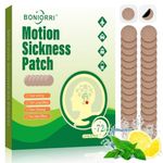 Motion Sickness Patches - Sea Sickness Patches for Cruise, Seasickness Patches Non Drowsy Behind Ear for Cruise, Ship, Car, Boat, Airplane, Park, Travel Essentials for Adults and Kids. 36 Count