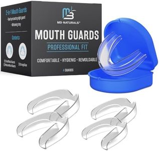 Dental Mouth Guard for Sleeping, Night Guard, BPA-Free, 4 Guards by M3