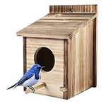 Wood Bird Houses for Outside,Upgrad