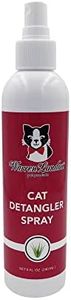 Warren London Cat Detangler Spray for Matted Hair | Leave in Conditioner Pet Detangling Spray That Demattes & Refreshes | Use with Cat Brush or Grooming Glove | Made in USA | 8oz