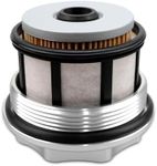 FD-4596 Fuel Filter Element and F81Z9G270BA Fuel Filter Cap Fit for Ford F250 F350 F450 F550 Super Duty and E350 E450 E550 Econoline 7.3L V8 Power Stroke