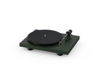 Pro-Ject Debut Carbon EVO, Audiophile turntable with Carbon Fiber tonearm, Electronic Speed Selection and pre-mounted Ortofon 2M Red phono cartridge (Satin Green)