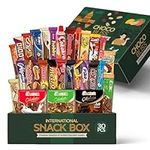 Eastanbul International Snack Box, 30 Full-Size Chocolate Assortment Bars, Top Turkish Exotic Snacks, Assorted Candy Variety Pack of Foreign Snacks, Exotic Candy Box of Assorted Chocolate, Variety Box, Valentine's Day Gift