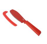 Kuhn Rikon 23059 Colori+ Sandwichmesser Rot Sandwich Knife, Stainless Steel, red