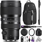 Sigma 693954 50-100mm f1.8 DC HSM Standard Zoom Lens for Canon DSLR Cameras w/Advanced Photo and Travel Bundle